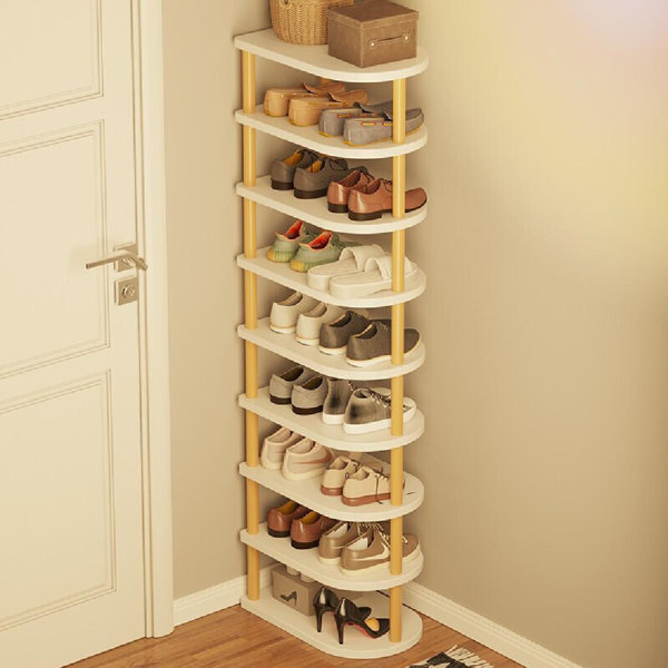 Rebrilliant Small Corner 18 Pair Shoe Rack & Reviews Wayfair